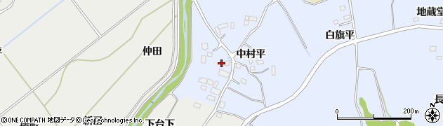 福島県南相馬市小高区吉名中村平34周辺の地図