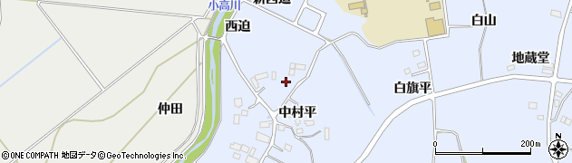 福島県南相馬市小高区吉名中村平15周辺の地図