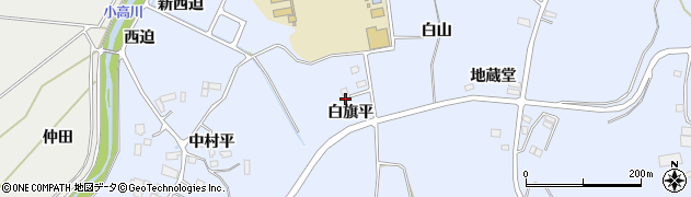 福島県南相馬市小高区吉名白旗平周辺の地図