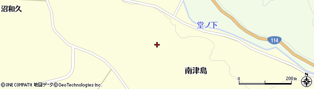 福島県浪江町（双葉郡）南津島（佐藤畑）周辺の地図