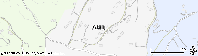 福島県二本松市八坂町周辺の地図