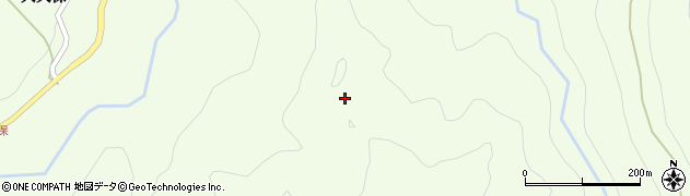 福島県西会津町（耶麻郡）野沢（仙達山甲）周辺の地図