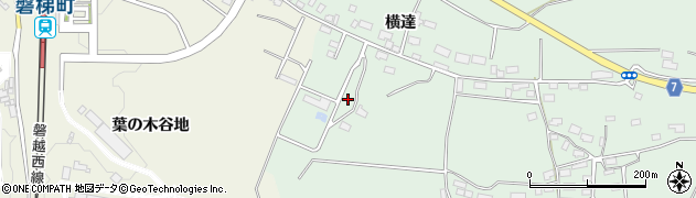福島県磐梯町（耶麻郡）更科（比丘尼山）周辺の地図