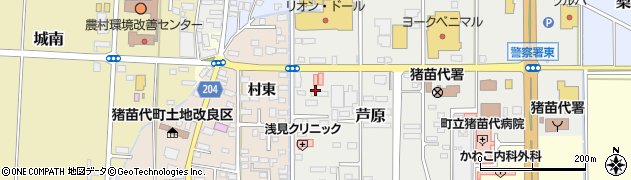 福島県猪苗代町（耶麻郡）芦原周辺の地図