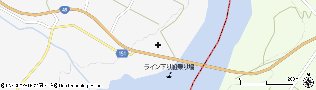 福島県柳津町（河沼郡）藤（藤沢）周辺の地図