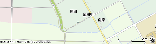 福島県会津若松市河東町熊野堂（原田）周辺の地図