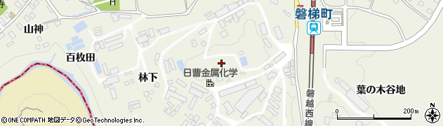 福島県磐梯町（耶麻郡）磐梯（溜水）周辺の地図