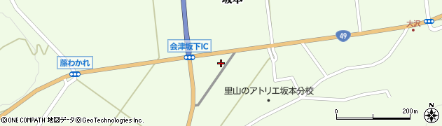 福島県河沼郡会津坂下町坂本窪甲周辺の地図