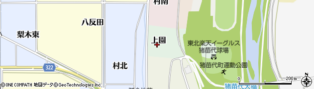 福島県猪苗代町（耶麻郡）上園周辺の地図