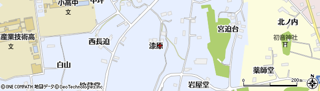 福島県南相馬市小高区吉名（漆原）周辺の地図