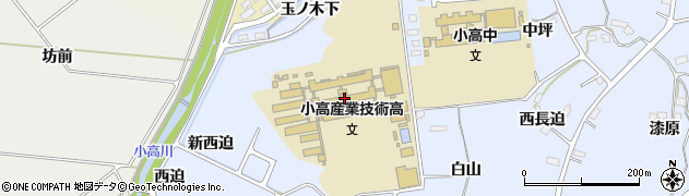 福島県立小高産業技術高等学校周辺の地図