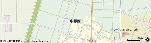 新潟県長岡市中野西周辺の地図