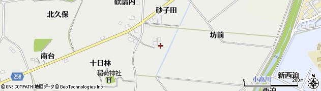 福島県南相馬市小高区飯崎（坊前）周辺の地図