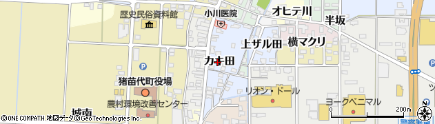福島県猪苗代町（耶麻郡）カキ田周辺の地図