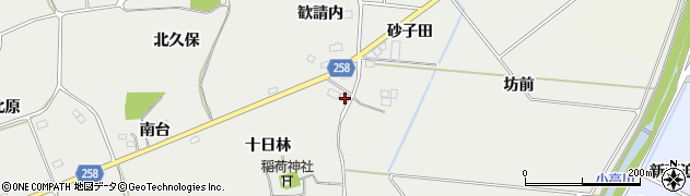 福島県南相馬市小高区飯崎十日林7周辺の地図