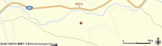 福島県二本松市田沢団ノ平周辺の地図