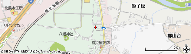 福島県二本松市西町20周辺の地図