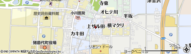 福島県耶麻郡猪苗代町上ザル田周辺の地図
