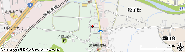 福島県二本松市西町17周辺の地図
