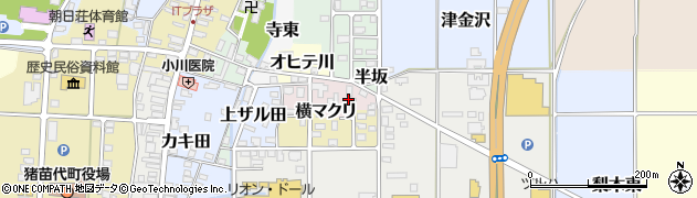 福島県猪苗代町（耶麻郡）横マクリ周辺の地図