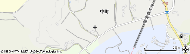 福島県二本松市中町176周辺の地図
