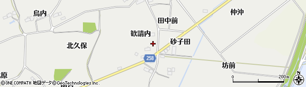 福島県南相馬市小高区飯崎（歓請内）周辺の地図