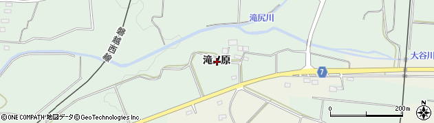 福島県耶麻郡磐梯町更科滝ノ原周辺の地図