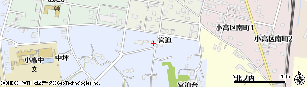 福島県南相馬市小高区吉名（宮迫）周辺の地図