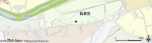 福島県二本松市長者宮周辺の地図