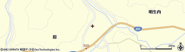 福島県二本松市田沢（和田）周辺の地図