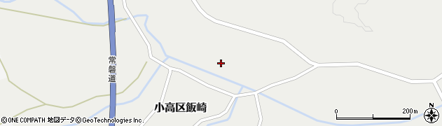 飯崎川周辺の地図