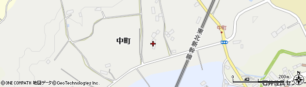 福島県二本松市中町317周辺の地図