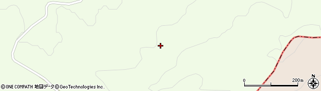 福島県川俣町（伊達郡）山木屋（コナシ沢山）周辺の地図