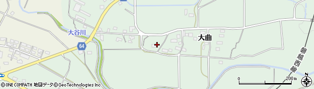 福島県耶麻郡磐梯町更科大曲西周辺の地図