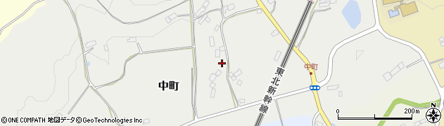 福島県二本松市中町310周辺の地図