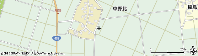 新潟県長岡市横野周辺の地図