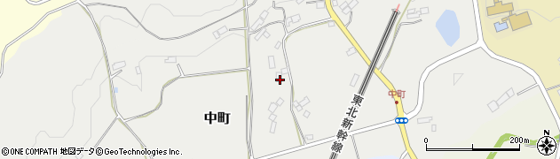 福島県二本松市中町307周辺の地図