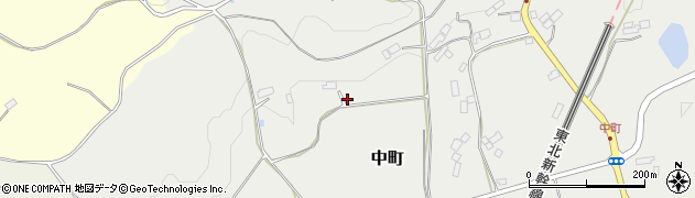 福島県二本松市中町253周辺の地図