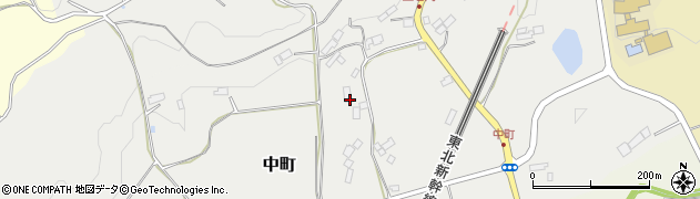 福島県二本松市中町293周辺の地図