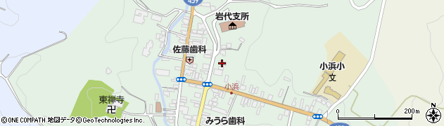 二本松信用金庫岩代支店周辺の地図