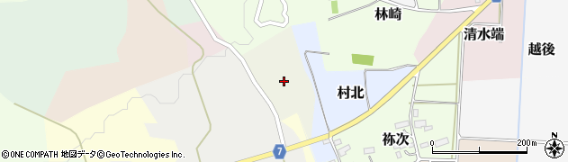 福島県耶麻郡猪苗代町村西周辺の地図