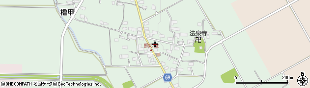 福島県会津若松市河東町熊野堂（村内）周辺の地図