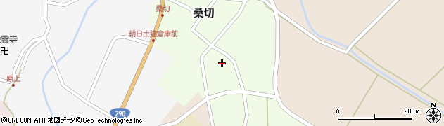新潟県三条市桑切周辺の地図