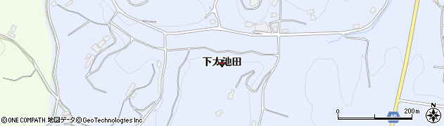 福島県二本松市西勝田（下太池田）周辺の地図