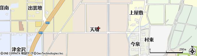 福島県耶麻郡猪苗代町天場周辺の地図