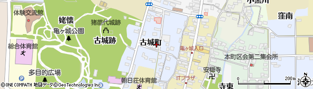 福島県猪苗代町（耶麻郡）古城町周辺の地図