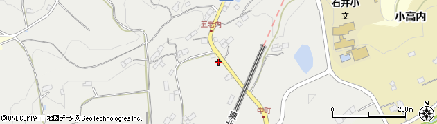 福島県二本松市中町374周辺の地図