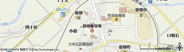 磐梯町役場　建設課建設係周辺の地図