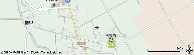 福島県会津若松市河東町熊野堂周辺の地図