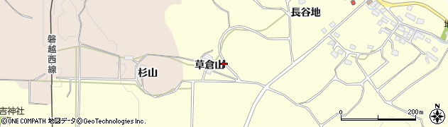 福島県会津若松市河東町東長原周辺の地図
